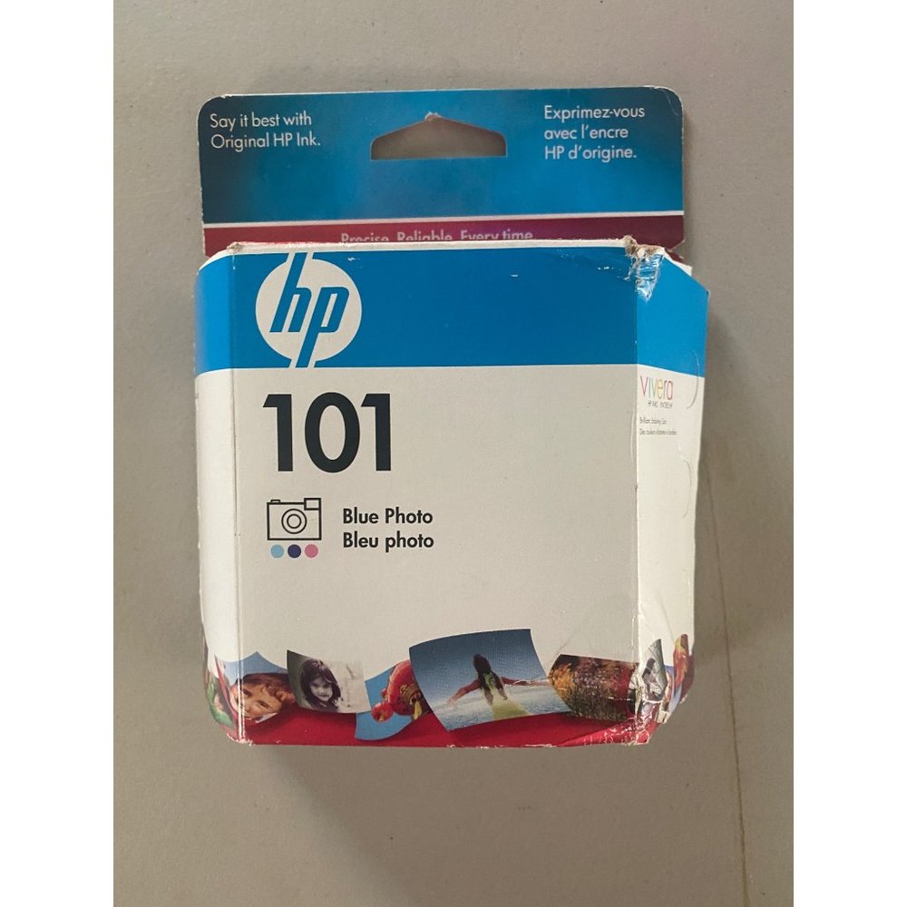 NEW Genuine Sealed HP 101 Cartridge Blue Photo Exp Sep 2010 8750 HP Photosmart
